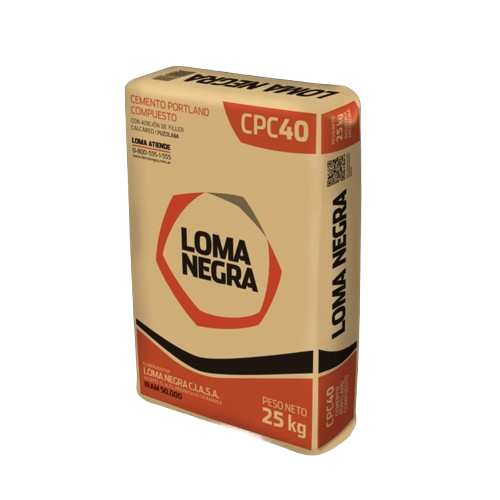 Cemento portland Loma Negra CPC x 25 kgs.