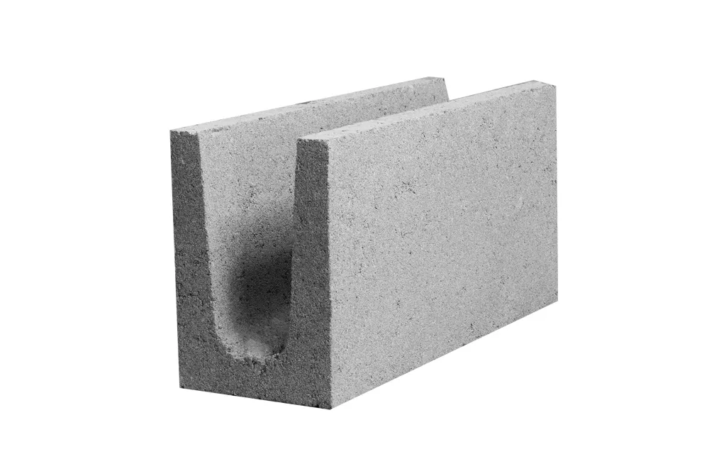 Ladrillo de hormigón T 20 U 19 x 19 x 39